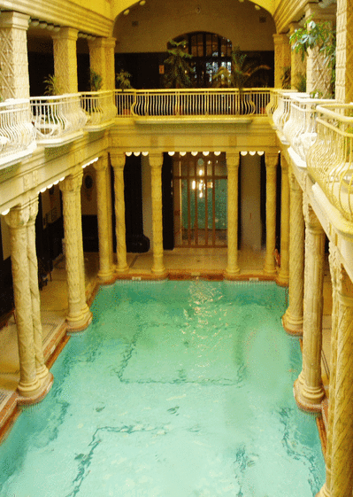 Bains &agrave; Budapest